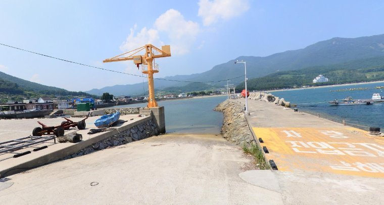 남해 남면 석교리 월포 방파제 포인트