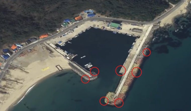 울진 평해읍 직산리 직산방파제 포인트