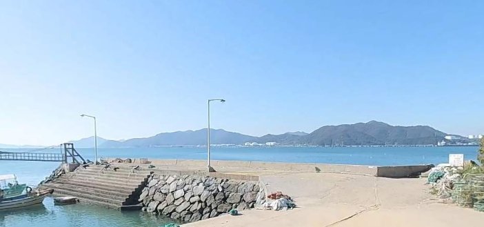 남해군 서면 남상리 염해 방파제 포인트