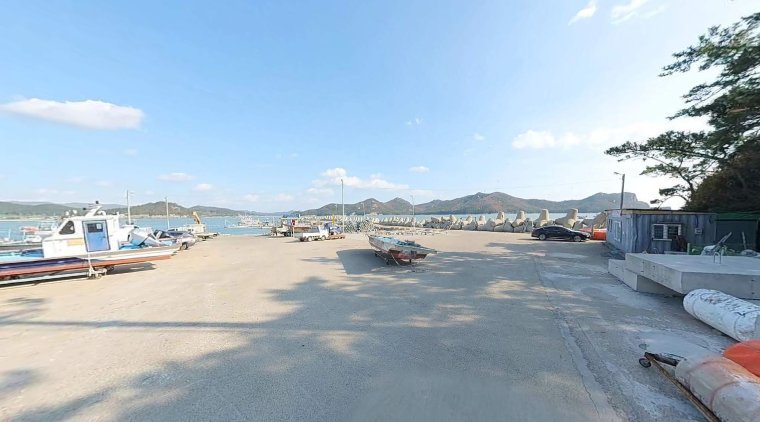 진도군 임회면 동헌항 선착장 갯바위 포인트