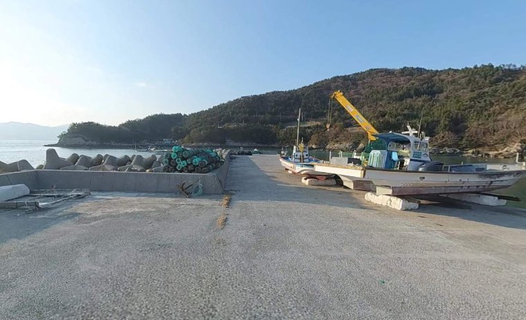 고흥 도화면 가화리 하동항 북측 마을 선착장 포인트