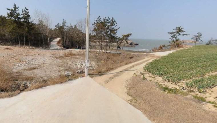 진도 무조리방파제 인근 갯바위 포인트