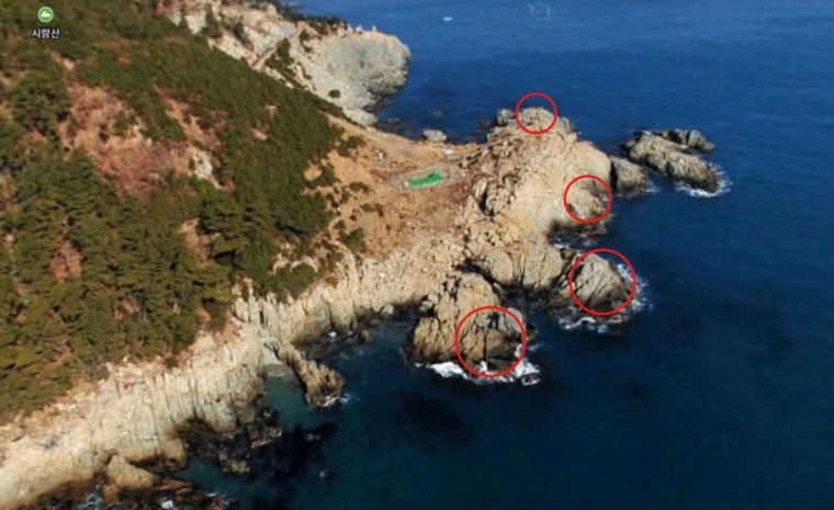부산 해동 용궁사 남측 갯바위 포인트
