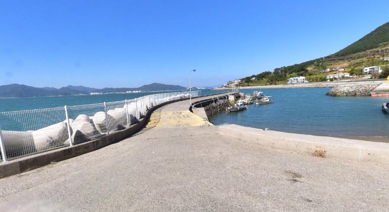남해군 서면 서상리 예계방파제 갯바위 포인트