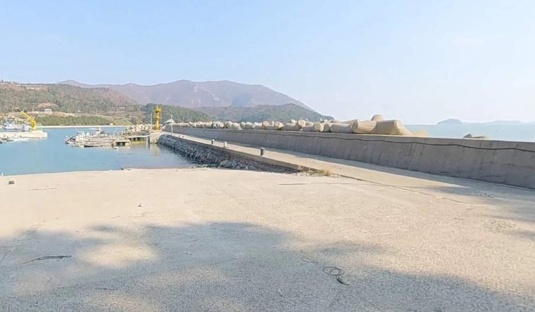 고흥 거금도 금산면 어전리 익금 선착장 갯바위 포인트