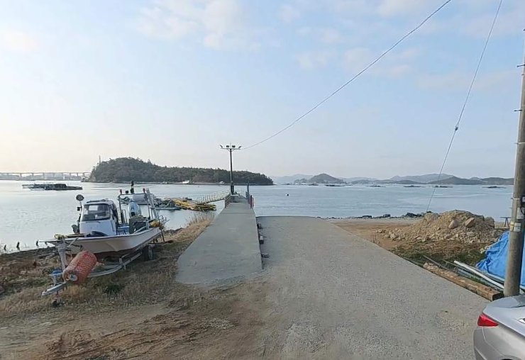 신안 압해도 구도 선착장 갯바위 포인트