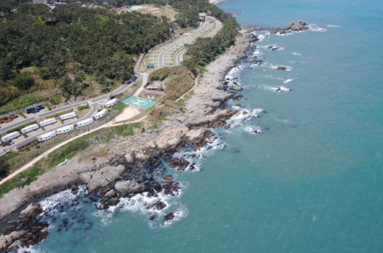 울산 동구 대왕암오토캠핑장 갯바위 포인트
