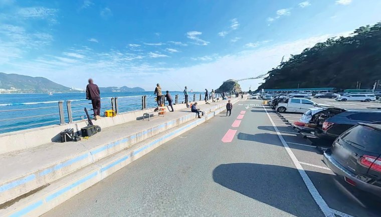 부산 서구 암남동 암남공원 주차장 낚시 포인트