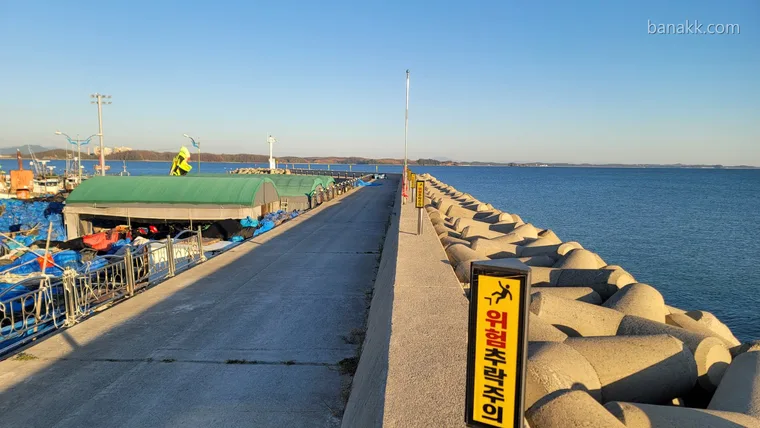 태안 채석포 방파제 포인트