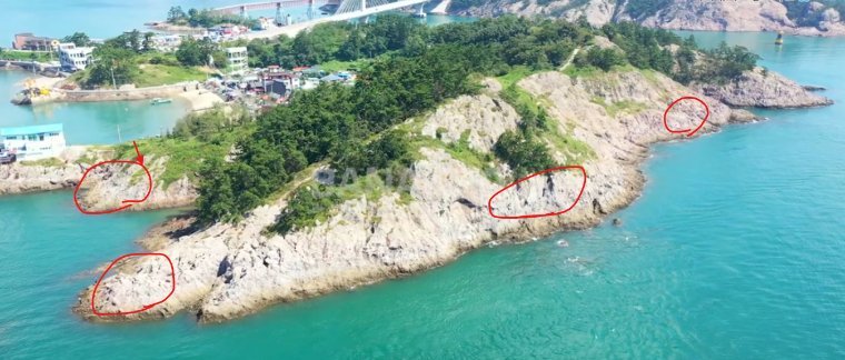 군산 장자도 포인트