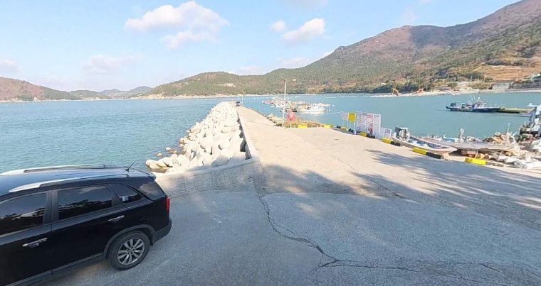 고흥 봉래면 외초리 염포항 방파제 갯바위 포인트